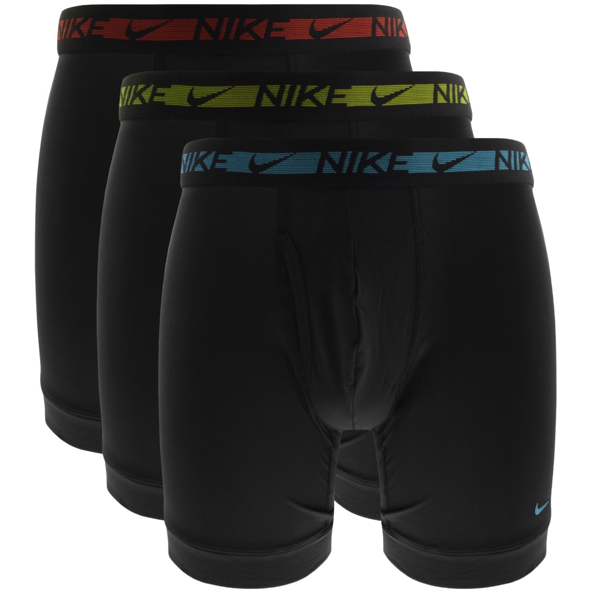 Alternative Image for ProductNike Logo 3 Pack Boxer Shorts Black1